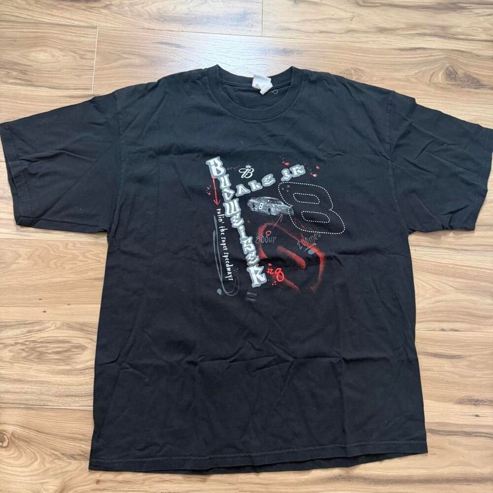 Vintage 00s Chase authentics NASCAR Dale Earnhardt Jr. Budweiser graphic tee XXL